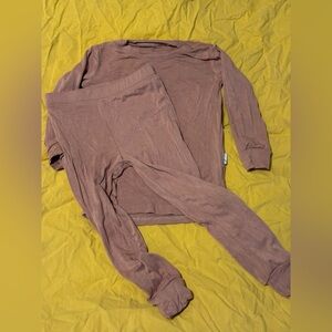 Pip + Phee Bamboo Pajama Set in Mauve